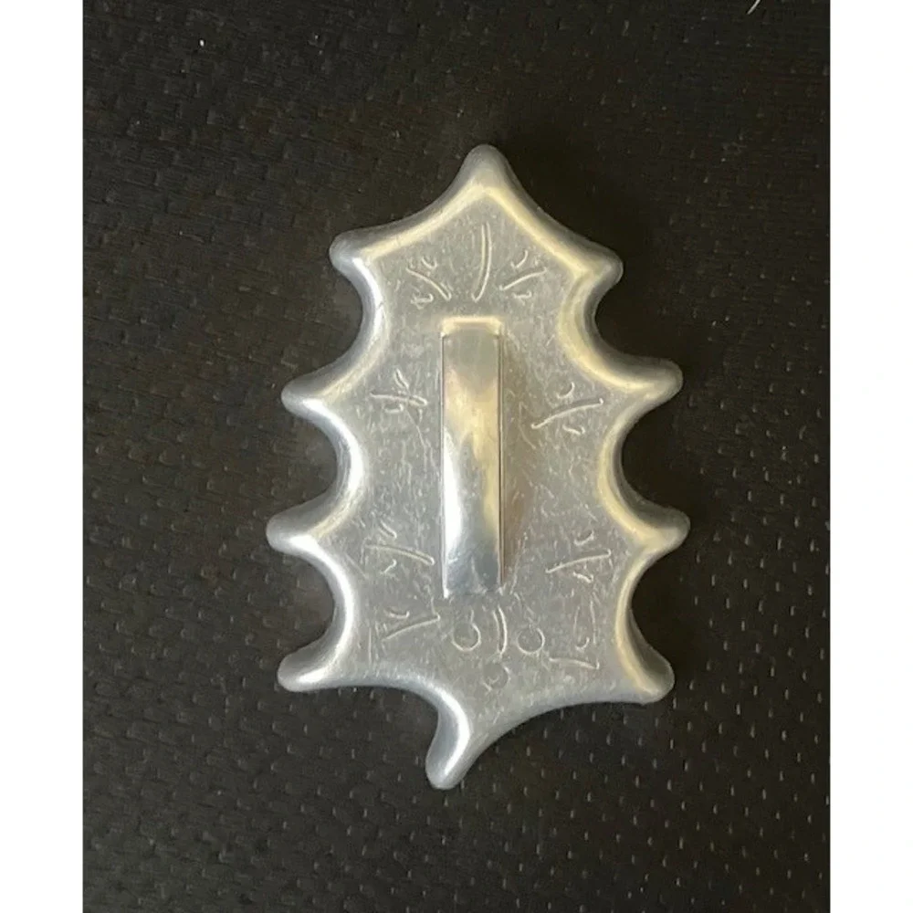 Vintage Aluminum W Handles Cookie Cutters Christmas Shape Lot of 4